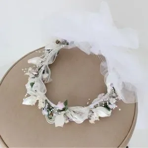Accessories | 9s Vintage Flower Bridal Headpiece With  display picture 1
